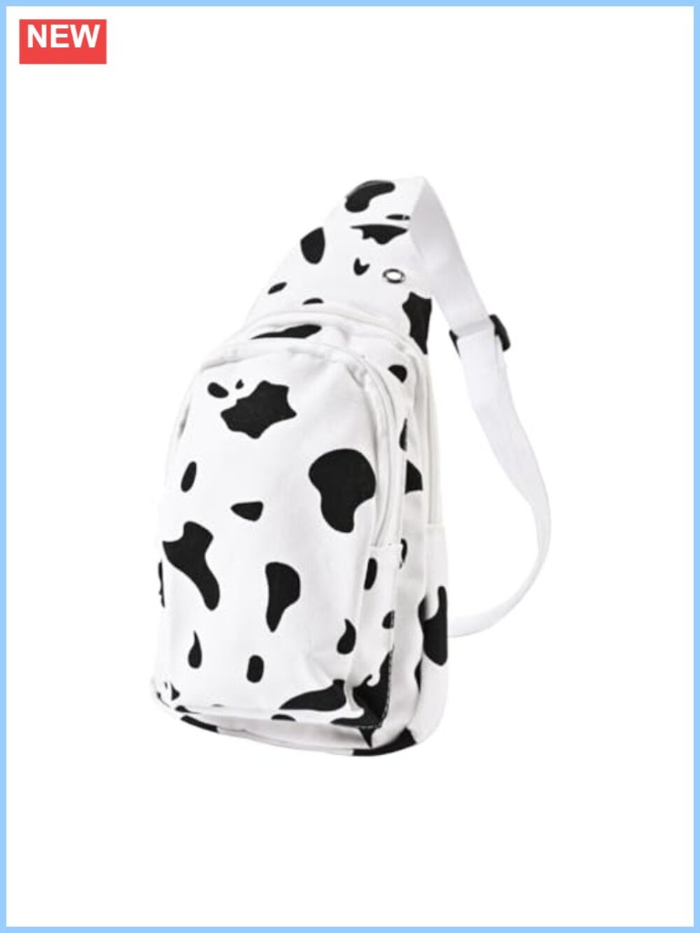 Canvas Sling Bag Crossbody Shoulder Chest Bag Adjustable Strap